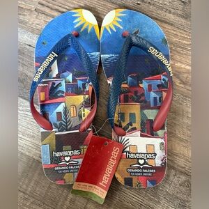NWT Havaianas Gerando Falcōes Flip Flops